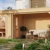 Moderne Gartensauna SANDRA 5823 für den Garten im Raum Köln und Düsseldorf