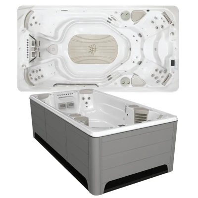 Hydropool AquaTrainer 14AX Swim Spa selbstreinigend Garten