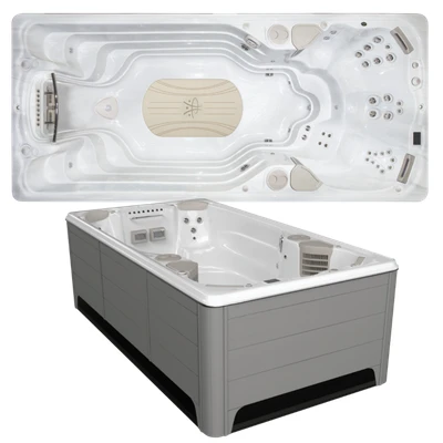Hydropool AquaSport 17AX Swim Spa selbstreinigend Garten