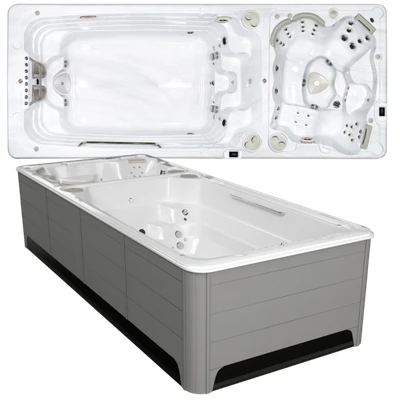 Hydropool AquaTrainer 19DTAX Swim Spa selbstreinigend Garten