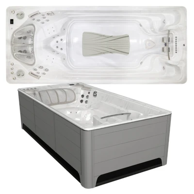 Hydropool AquaTrainer 19EX Swim Spa selbstreinigend Garten