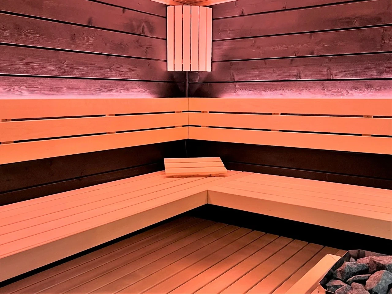 Gartensauna GABI mit Glasfront – Bild 25