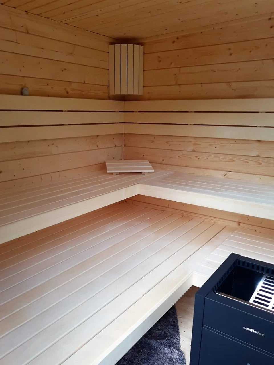 Gartensauna GABI mit Glasfront – Bild 27