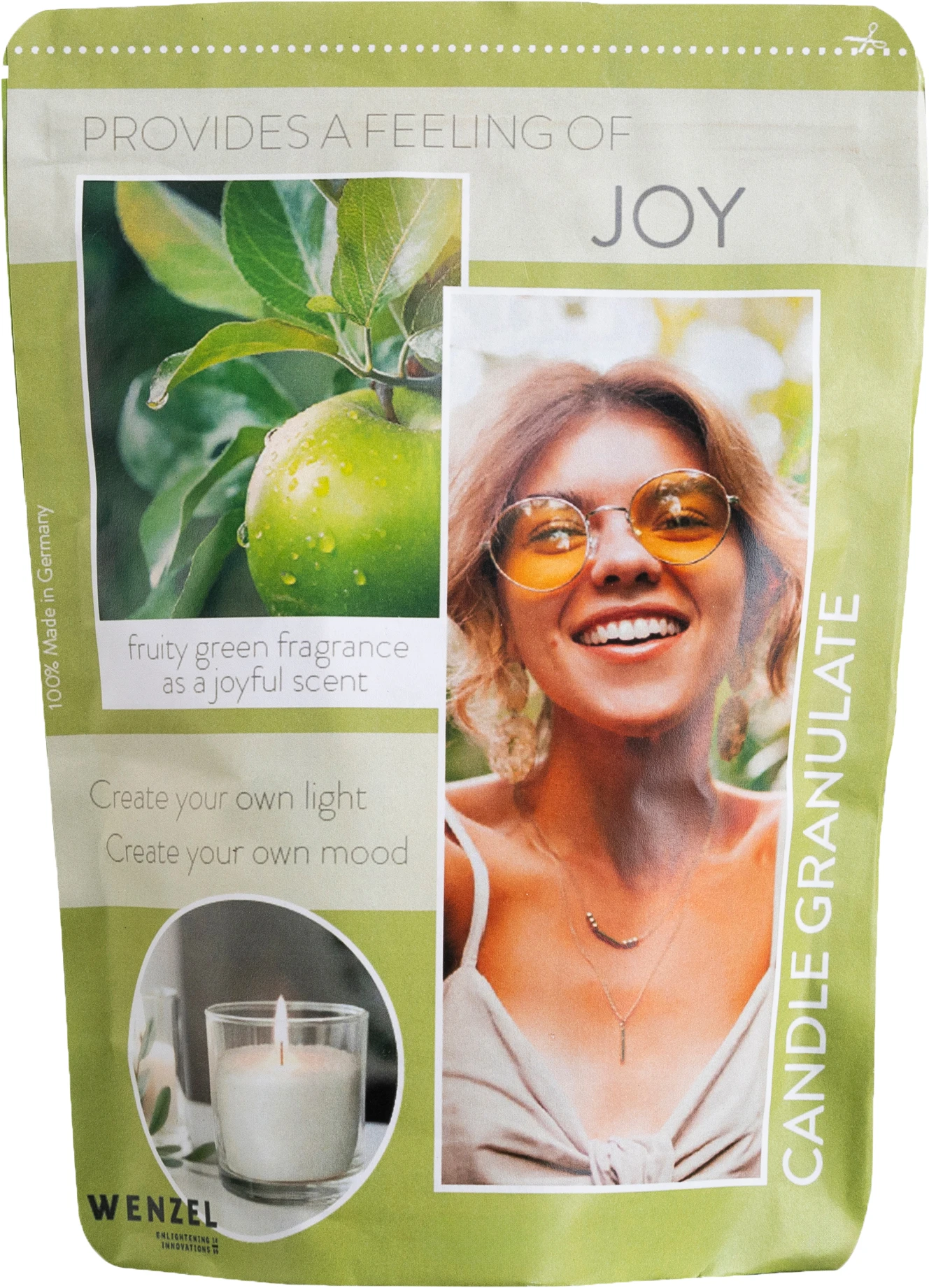 WENZEL Kerzengranulat 400 g – Joy – Bild 2