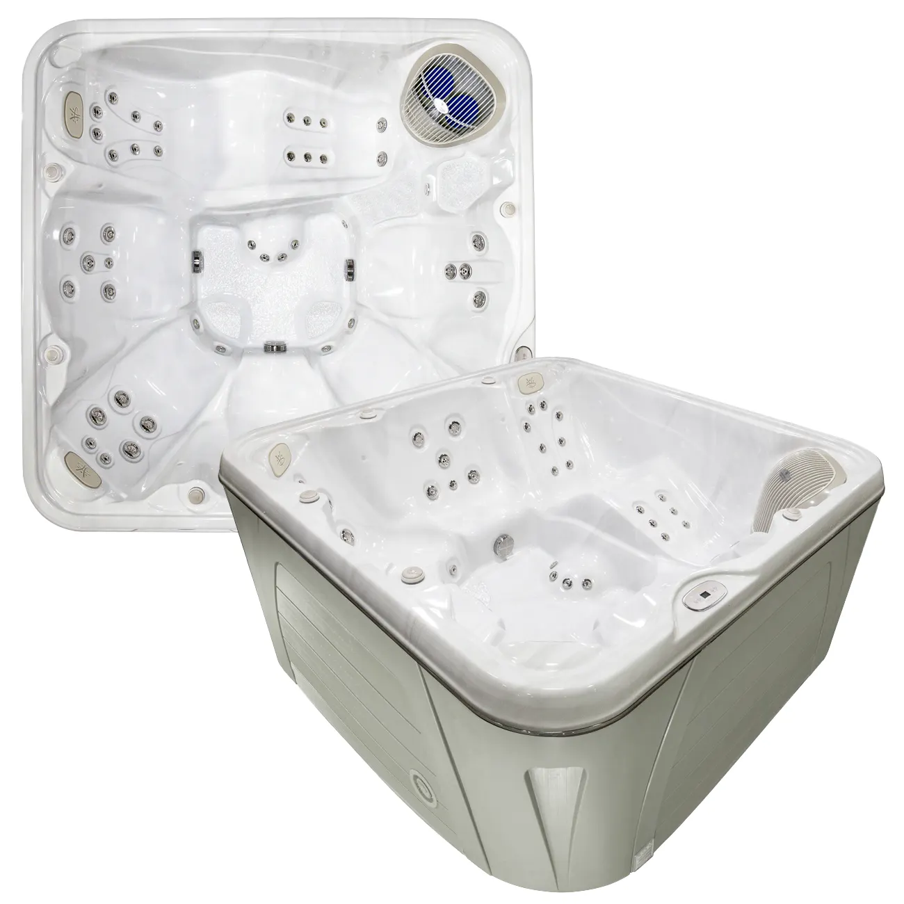 Whirlpool kaufen Serenity 6900 - Hydropool innenansicht