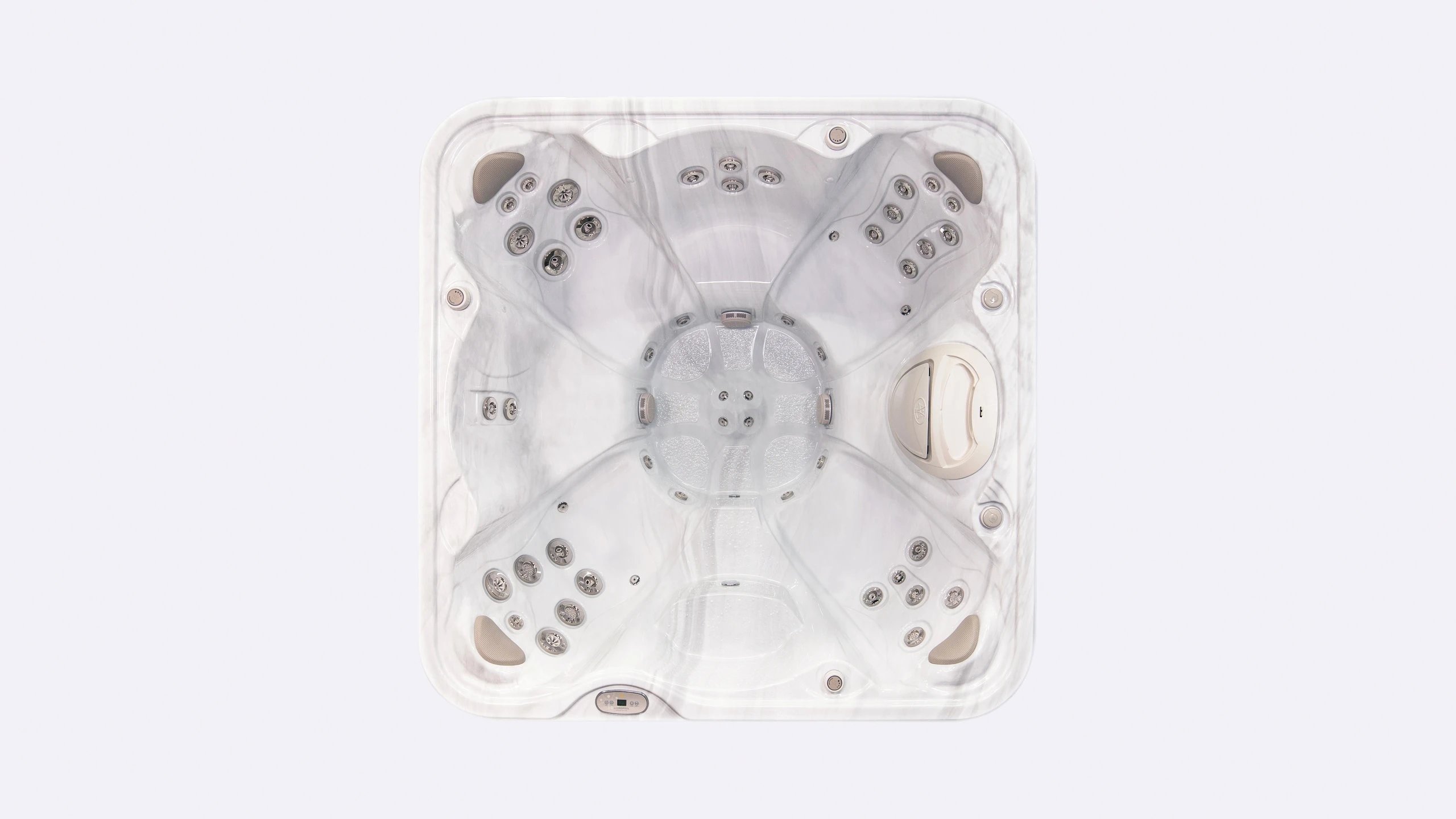 Whirlpool kaufen Serenity 6800 - Hydropool ansicht von oben