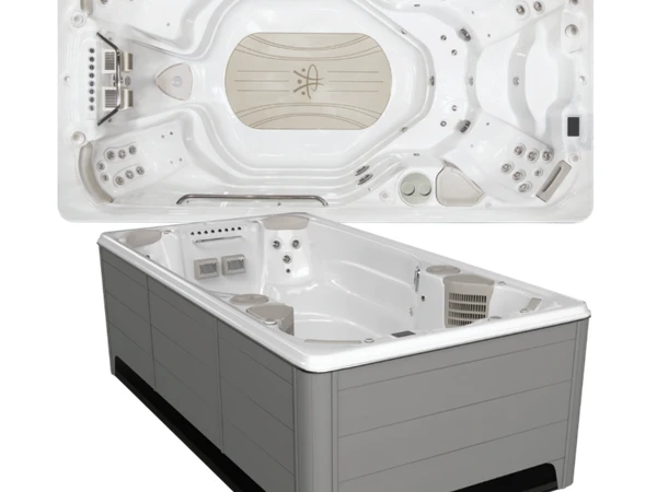 Hydropool AquaTrainer 14AX Swim Spa selbstreinigend Garten