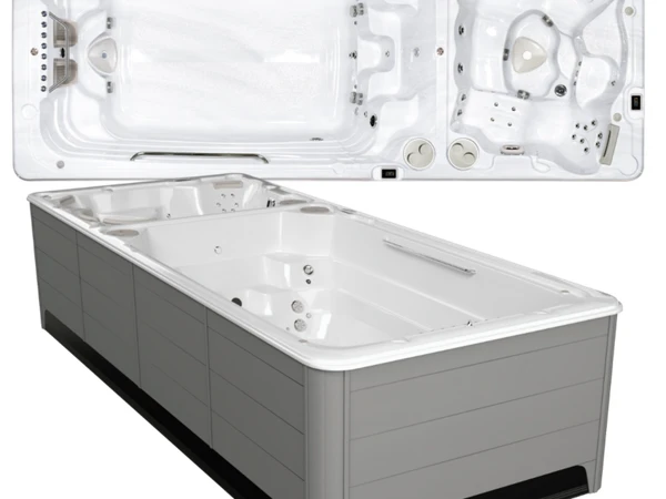 Hydropool AquaTrainer 19DTAX Swim Spa selbstreinigend Garten