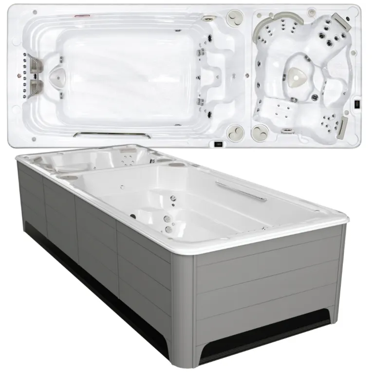 Hydropool AquaTrainer 19DTAX Swim Spa selbstreinigend Garten