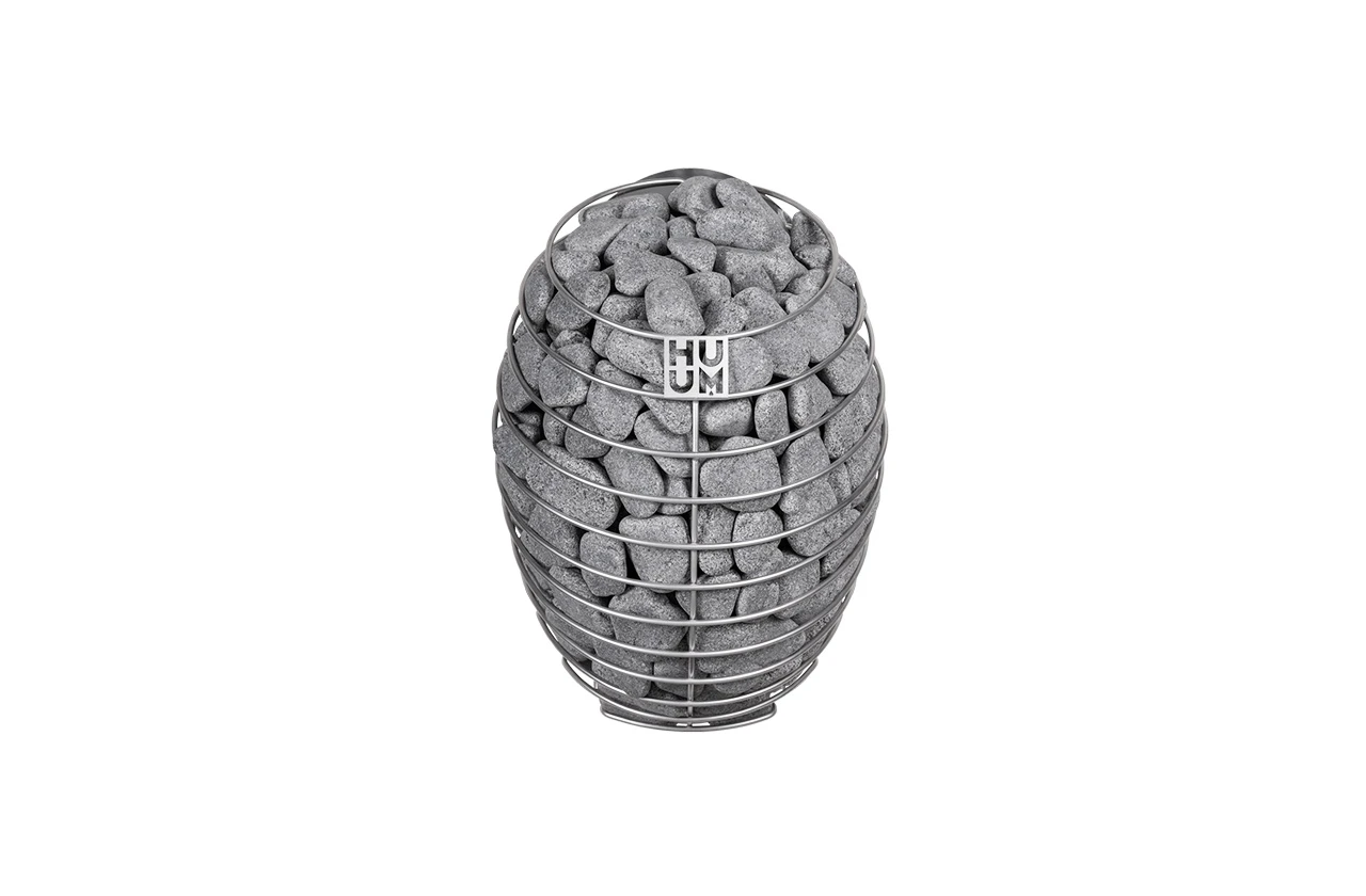 HUUM DROP Wand Saunaofen mit 55 kg Steinkorb