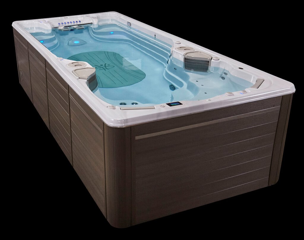 Selbstreinigender Swim Spa Aqua Trainer 17AX mit Gegenstromanlage im Raum Köln und Düsseldorf