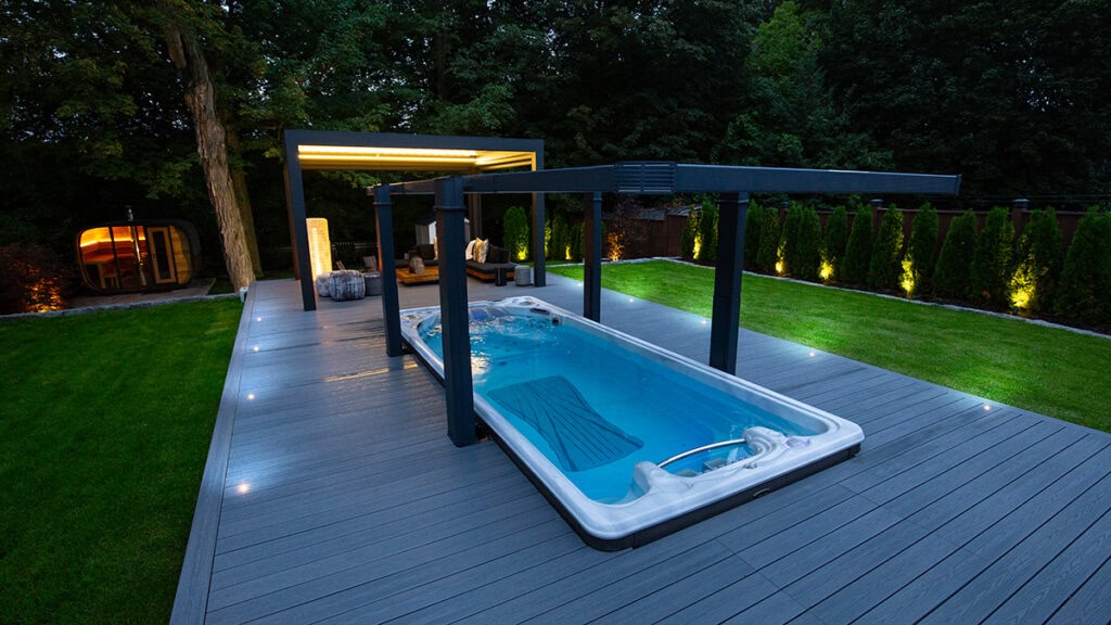 Premium Swim Spa mit automatischer Reinigung nahe Koblenz und Neuwied