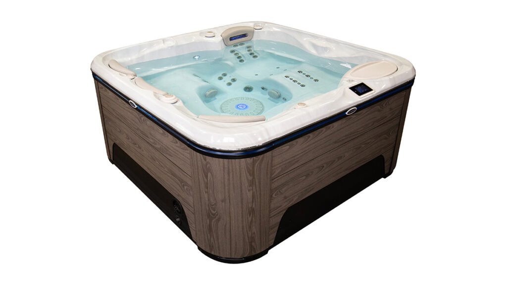 Hochwertiger Whirlpool für 4 Personen mit Hydrotherapie nahe Leverkusen kaufen
