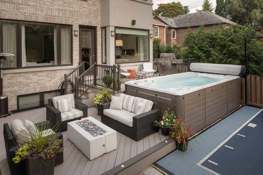 Premium Swim Spa mit automatischer Reinigung nahe Koblenz und Neuwied