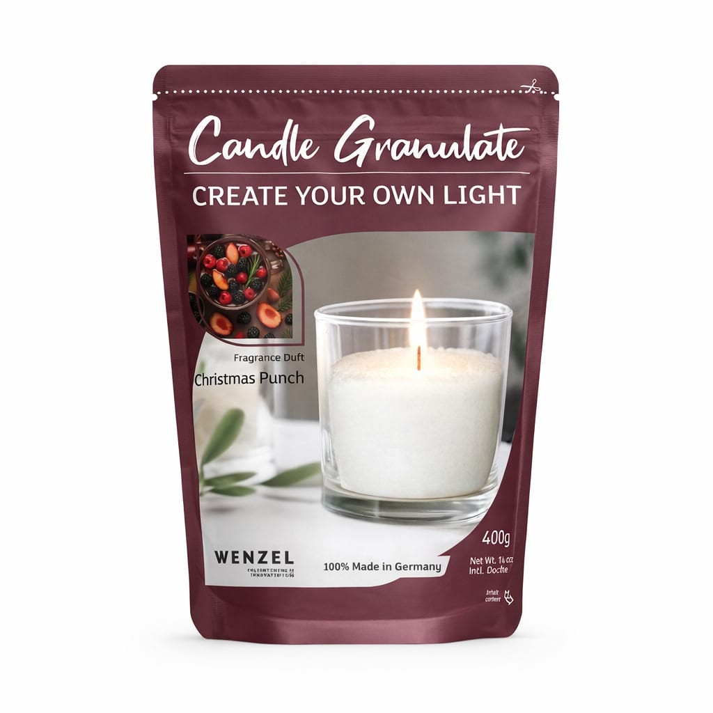 Christmas Punch Kerzengranulat 400g von Relaxklusiv - DIY Kerzen zum selber machen