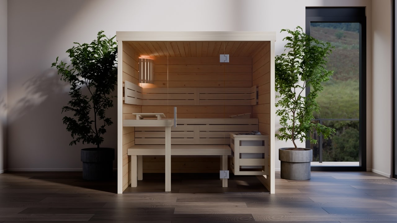 innensauna ben glasfront, indoor sauna mit glasfront, innensauna kaufen deutschland, innensauna ben innenraum glasfront, sauna indoor wellness, glasfront sauna komfort, innensauna holz und glas detail, sauna glasfront design, glasfront sauna material, innensauna sitzbank ergonomisch, sauna innenbereich komfort, indoor sauna relax
