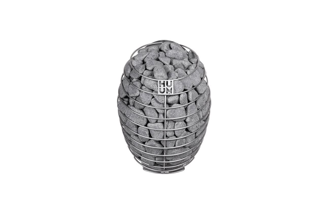 HUUM DROP Wand Saunaofen mit 55 kg Steinkorb