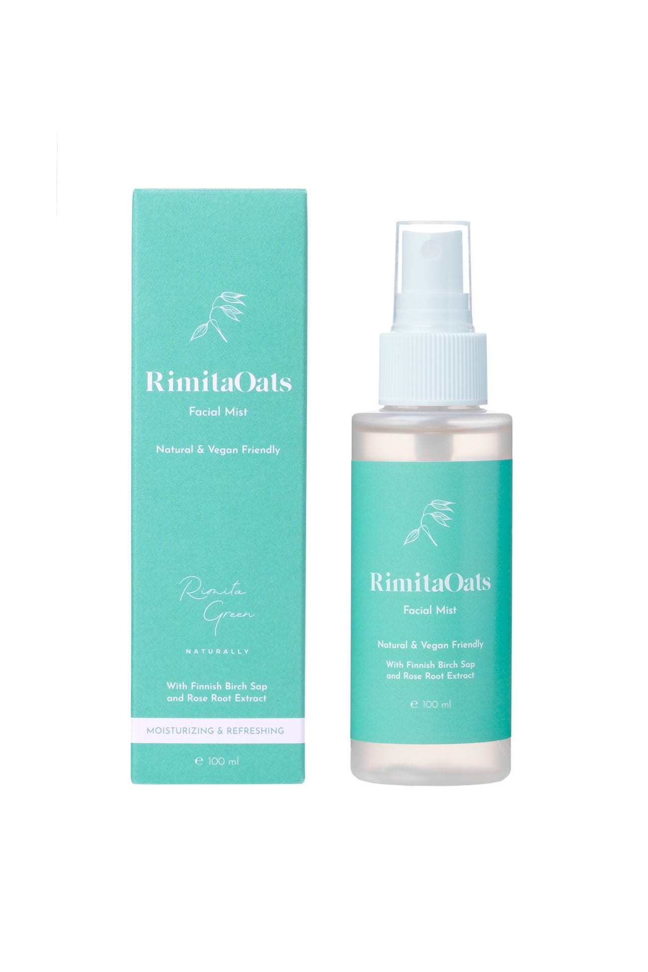 RimitaOats Facial Mist – alkoholfreies Gesichtsspray für trockene und empfindliche Haut aus Finnland