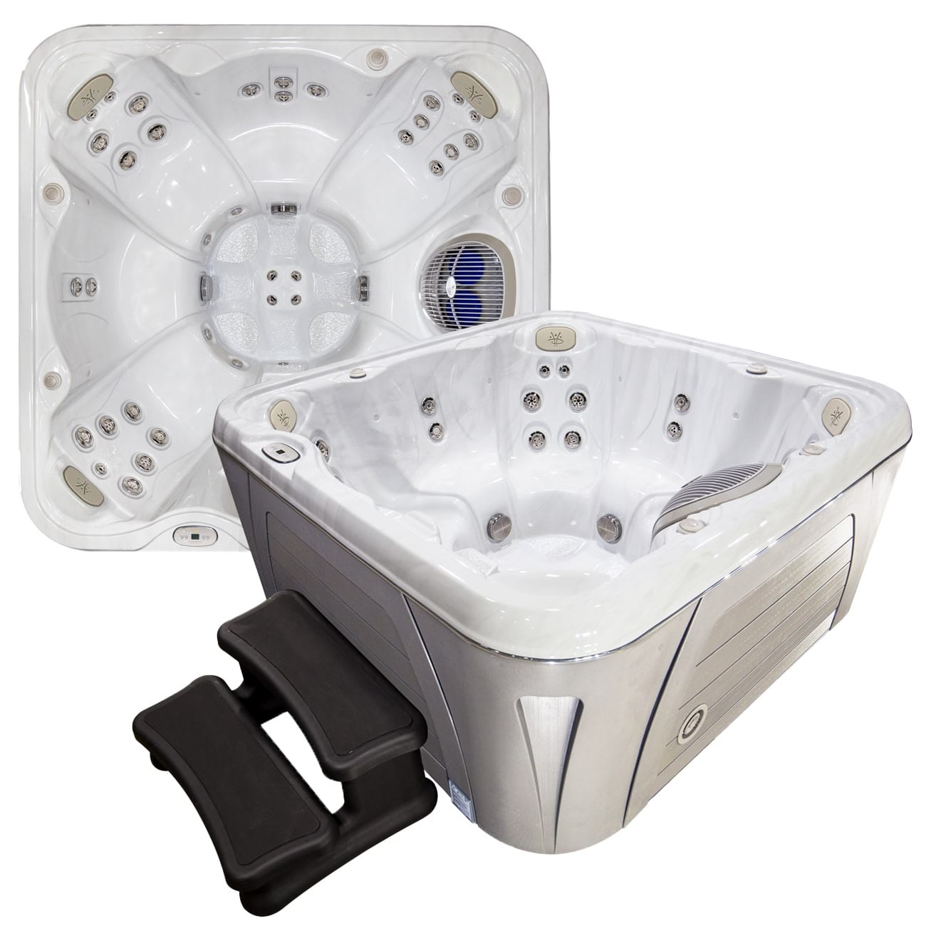 Whirlpool kaufen Serenity 6800 - Hydropool innenansicht