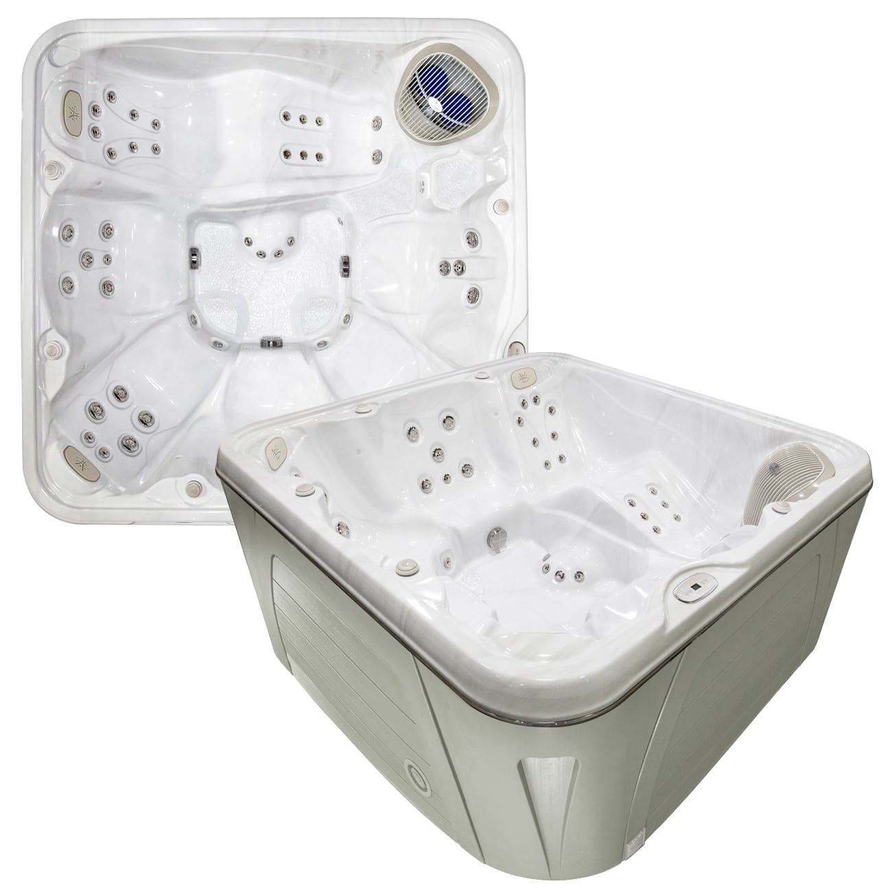 Whirlpool kaufen Serenity 6900 - Hydropool innenansicht