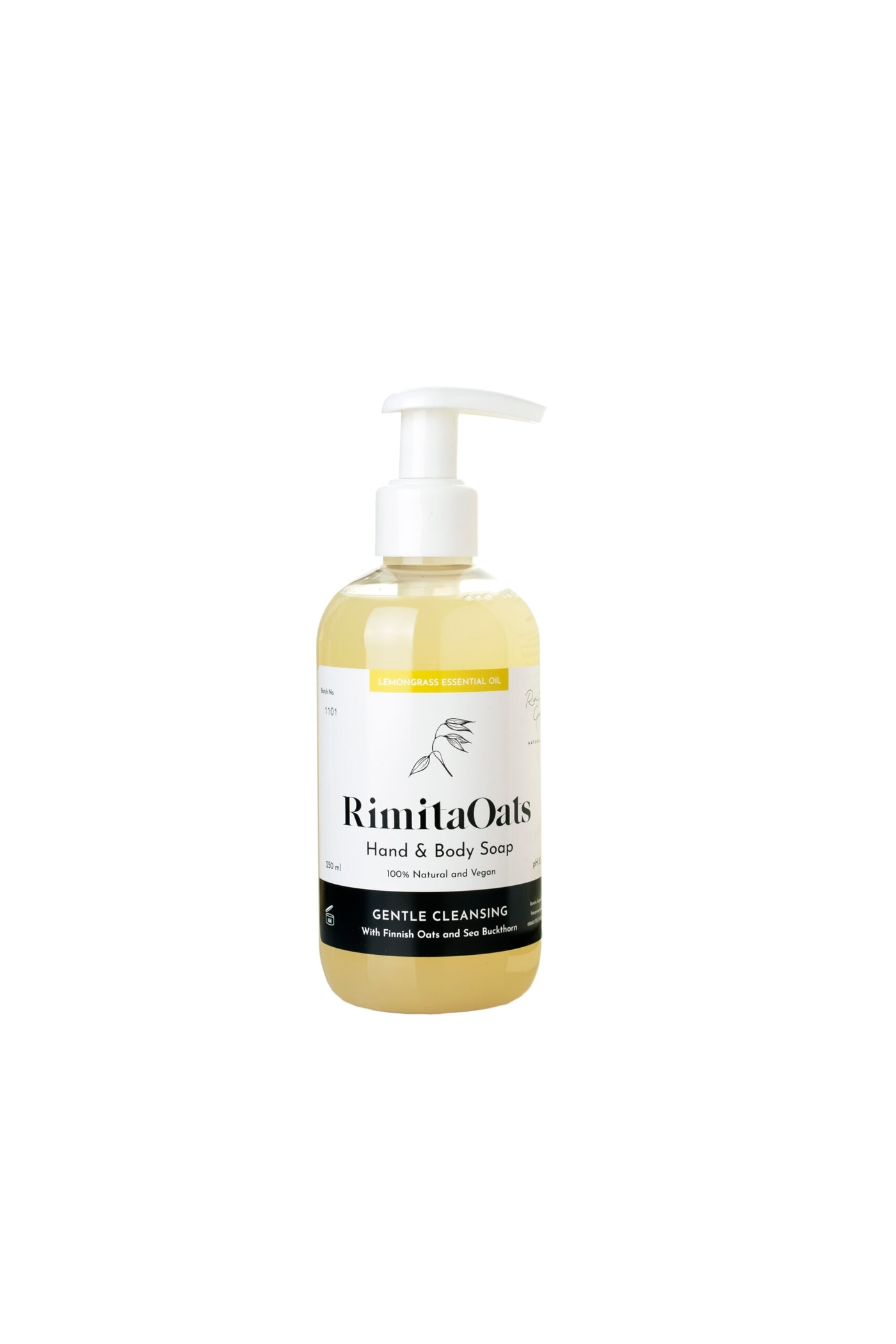 Bio Flüssigseife Lemongrass 250 ml – Für Hände & Körper, extra mild – Bild 3