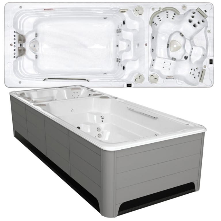 Hydropool AquaTrainer 19DTAX Swim Spa selbstreinigend Garten