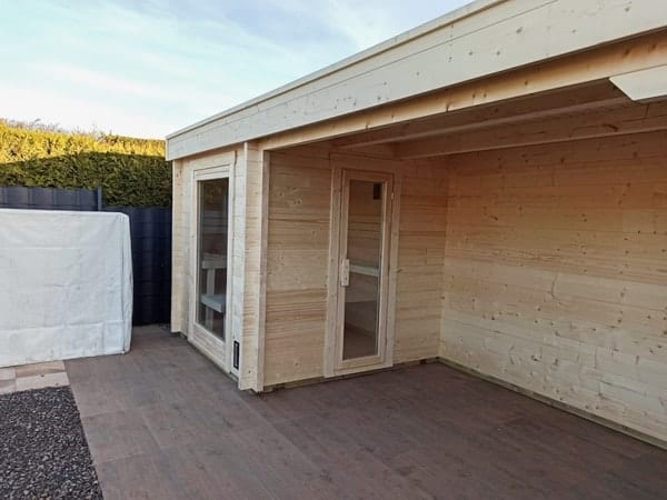 Luxus Gartensauna SANDRA 5823 von Relaxklusiv im Rhein-Sieg-Kreis kaufen