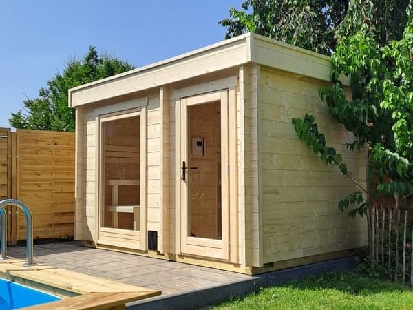 Luxus Gartensauna SANDRA 3723 von Relaxklusiv im Rhein-Sieg-Kreis