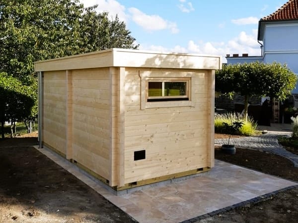 Luxus Gartensauna SANDRA 4823 von Relaxklusiv im Rhein-Sieg-Kreis und Rheinland-Pfalz