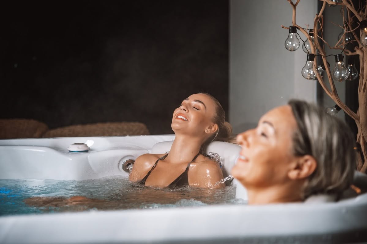 Entspannung im Whirlpool