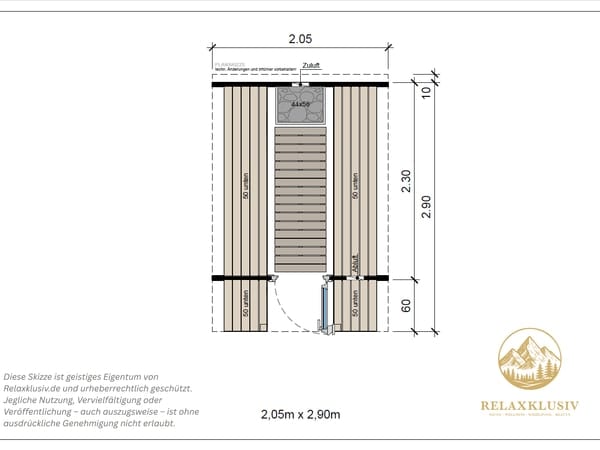 Fasssauna mit Terrasse – CHRIS – Bild 9