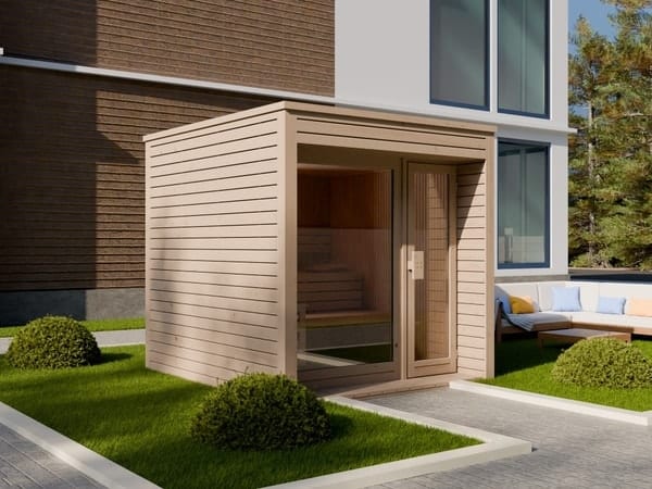 Premium Gartensauna INA für den Garten in Nordrhein-Westfalen und Rheinland-Pfalz
