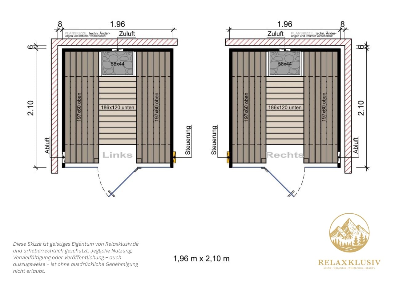 Innensauna BEN STAR Glasfront – Bild 6