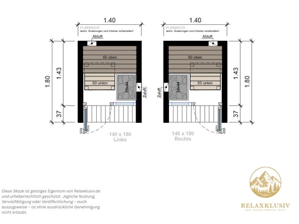 Gartensauna INA mit Glasfront – Bild 13