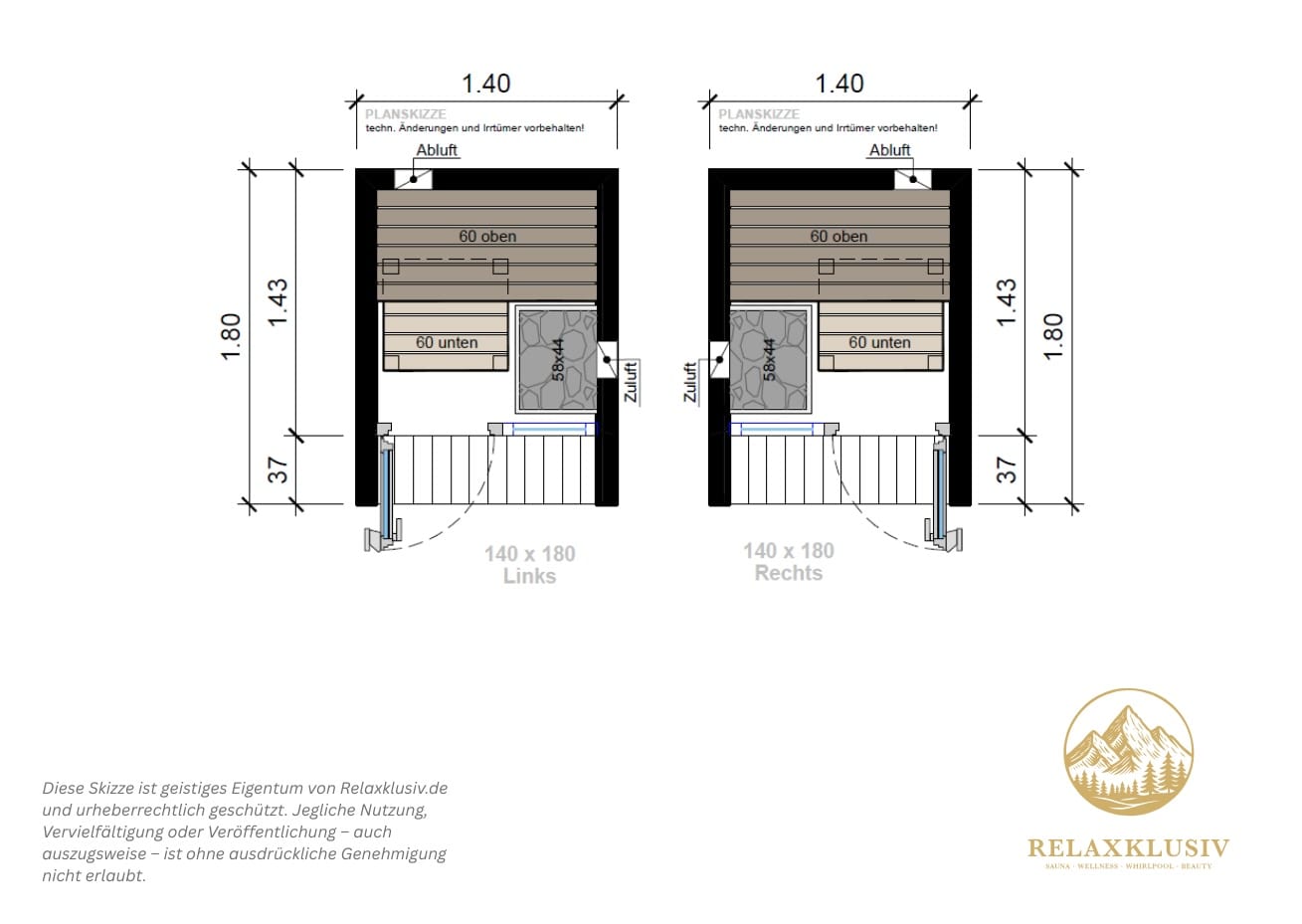 Gartensauna INA mit Glasfront – Bild 13