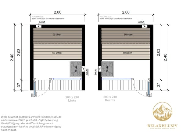 Gartensauna INA mit Glasfront – Bild 15