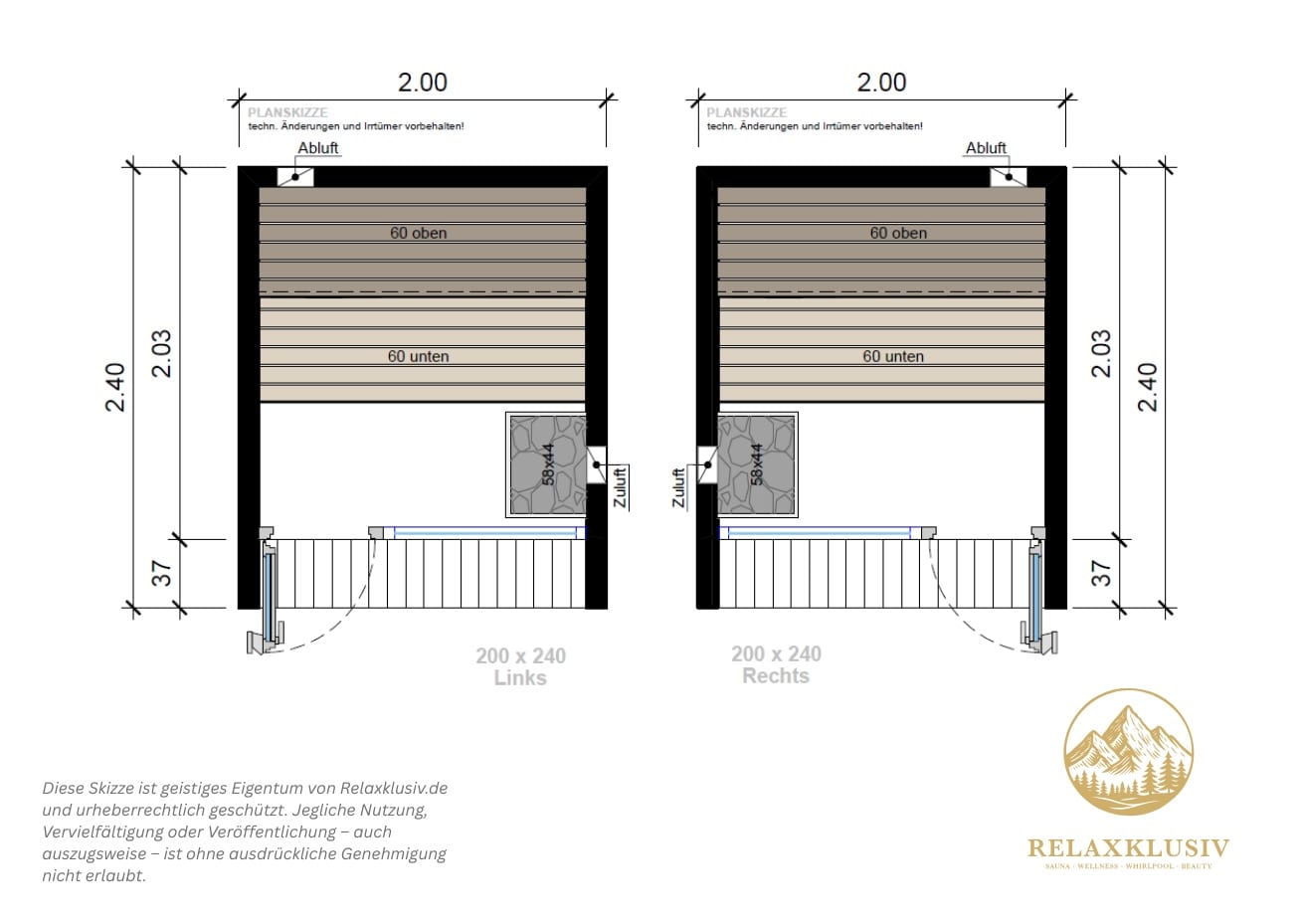 Gartensauna INA mit Glasfront – Bild 15