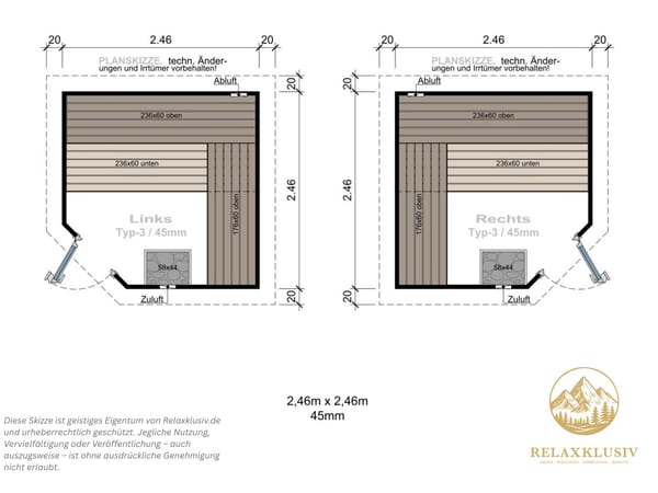 Gartensauna FRANCIS 5-Eck – Bild 15