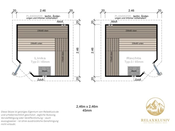 Gartensauna FRANCIS 5-Eck – Bild 15