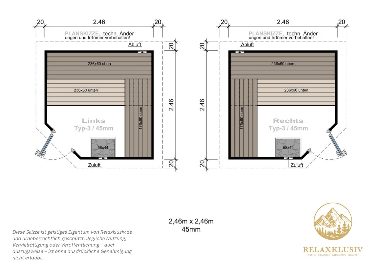 Gartensauna FRANCIS 5-Eck – Bild 15