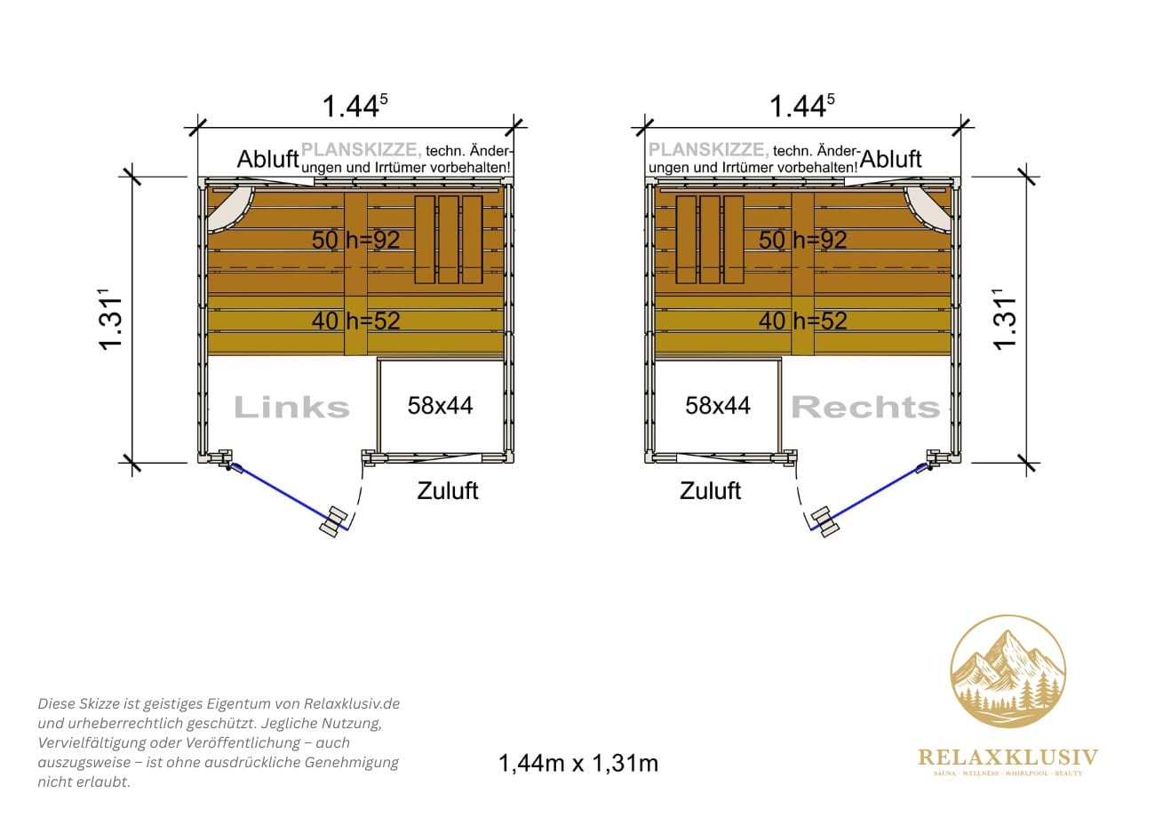 Innensauna LENA 4-Eck – Bild 7