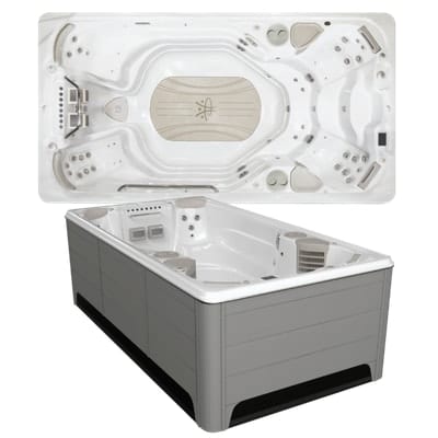 Hydropool AquaTrainer 14AX Swim Spa selbstreinigend Garten