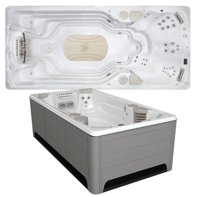 Hydropool AquaSport 17AX Swim Spa selbstreinigend Garten