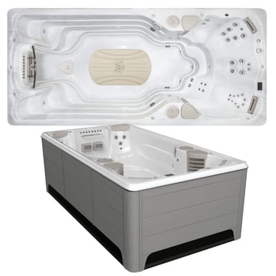 Hydropool AquaSport 17AX Swim Spa selbstreinigend Garten
