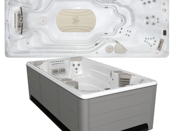Hydropool AquaSport 17AX Swim Spa selbstreinigend Garten