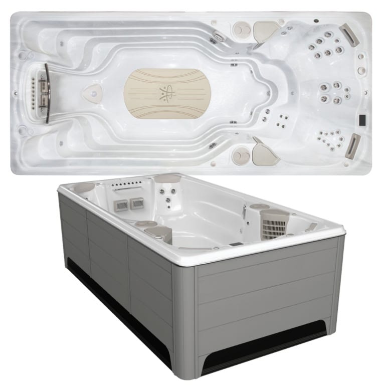 Hydropool AquaSport 17AX Swim Spa selbstreinigend Garten