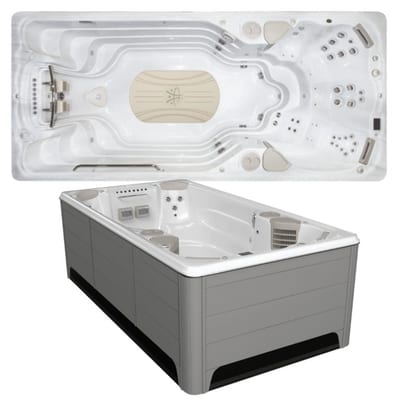 Hydropool AquaTrainer 17AX Swim Spa selbstreinigend Garten