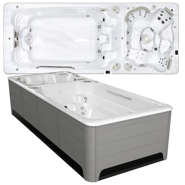 Hydropool AquaSport 19DTAX Swim Spa selbstreinigend Garten