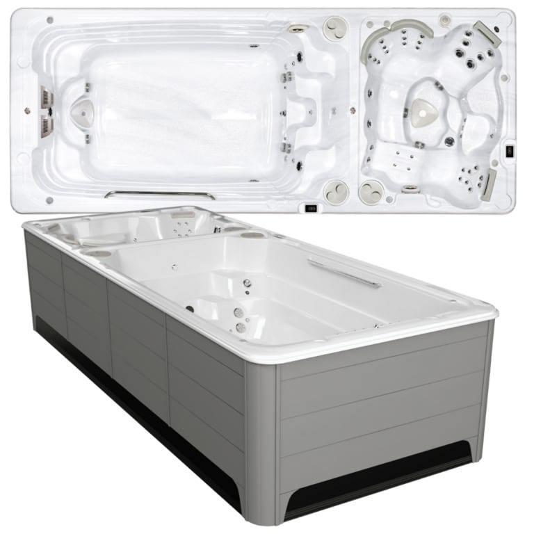 Hydropool AquaSport 19DTAX Swim Spa selbstreinigend Garten