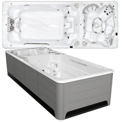 Hydropool AquaTrainer 19DTAX Swim Spa selbstreinigend Garten